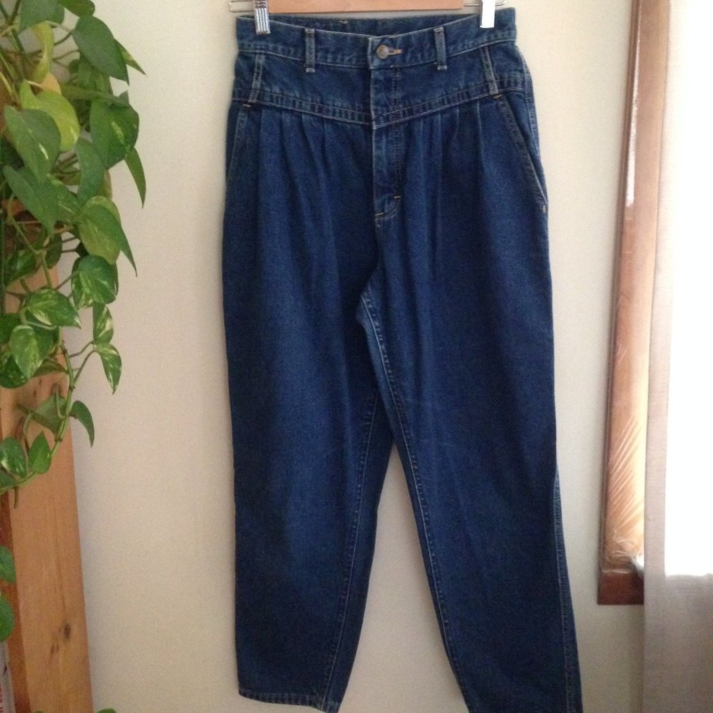 Vintage Lee High Waist Mom Jeans Pleated